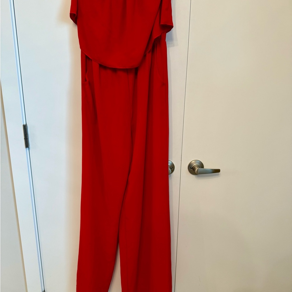 Tyche Vibrant Red Jumpsuit